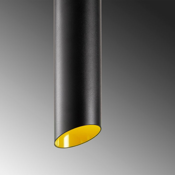 Opviq Lámpara Colgante Bahraigh Negro y Amarillo